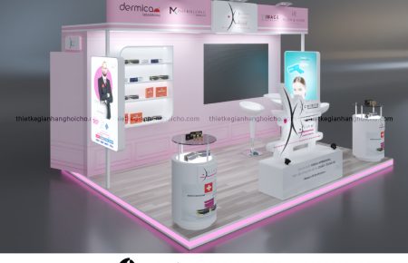 THIẾT KẾ THI CÔNG GIAN HÀNG HỘI NGHỊ KHOA HỌC THƯỜNG NIÊN LIÊN CHI HỘI DA LIỄU TP.HCM LẦN THỨ 18 – NĂM 2022