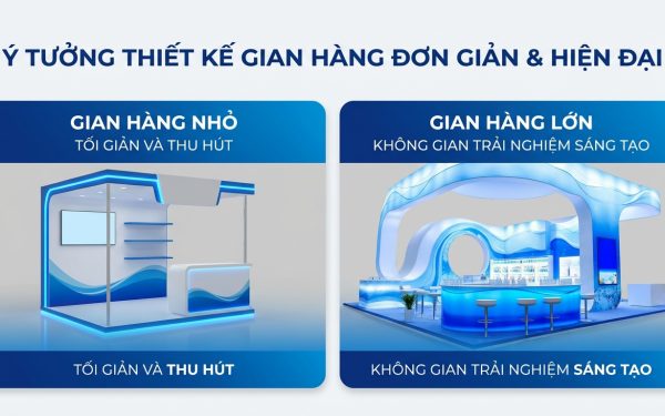 Các Mẫu Thiết Kế Gian Hàng Đơn Giản, Hiện Đại.