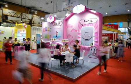 Thiết Kế Gian Hàng VietBaby Chuyên Nghiệp – Thu Hút Khách Hàng Ngay Tại Triển Lãm